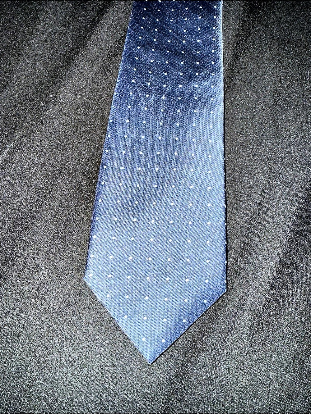 Calvin Klein Men's Polka Dot Tie in Blue & Red Like New